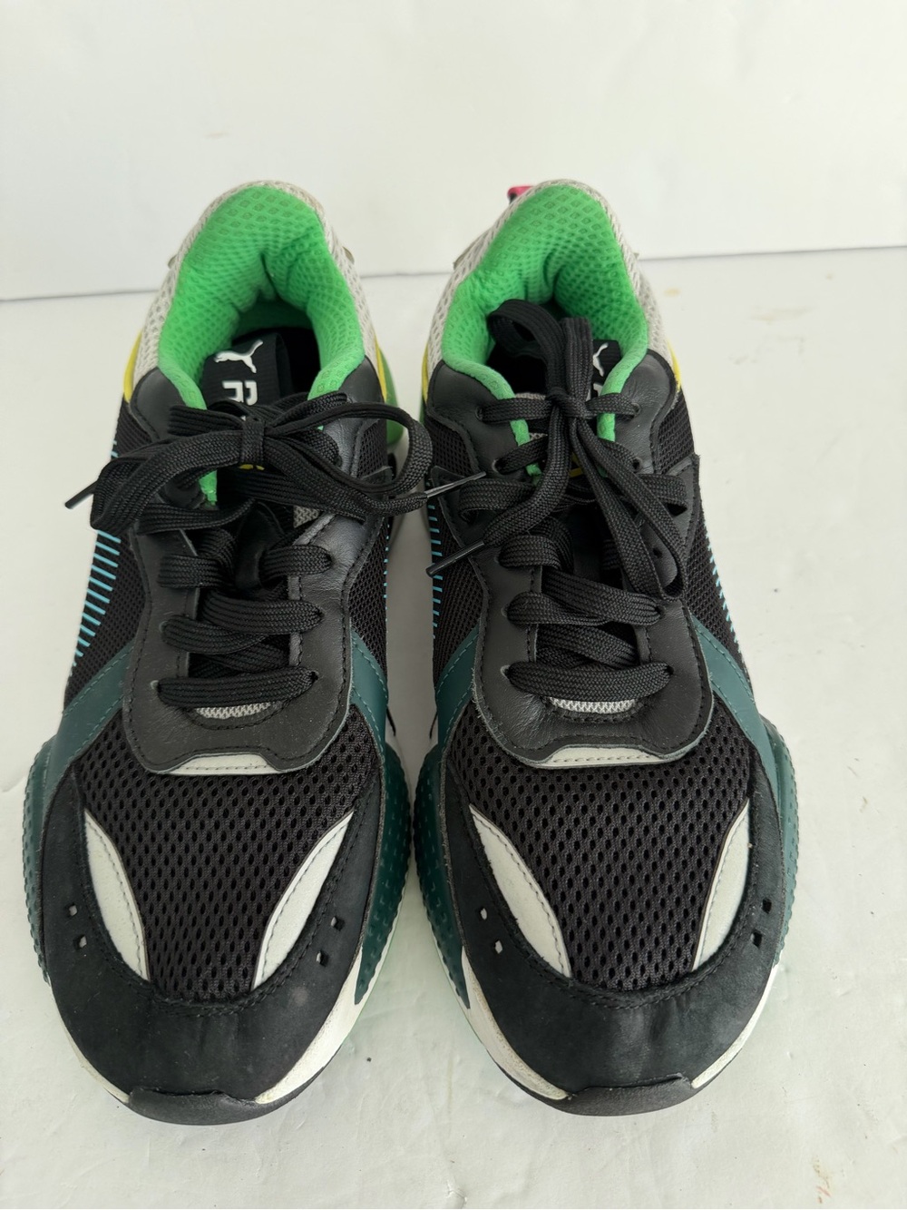 Puma RS-X Toys Blue Atoll Sneakers Black Green Mens 8.5 Athletic Shoes
